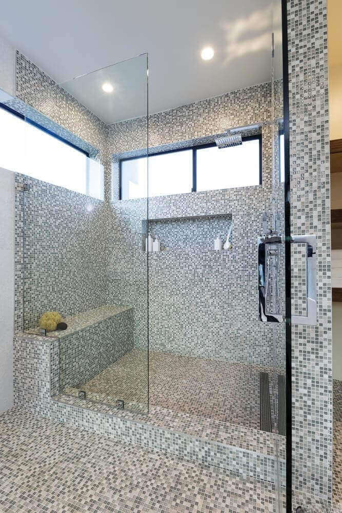 Custom Tiled Shower in Beverly Hills