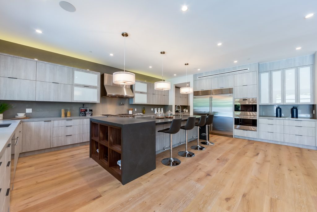 Kitchen of Custom House Construction Project in LA