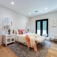 Bedroom of Custom House Build in LA
