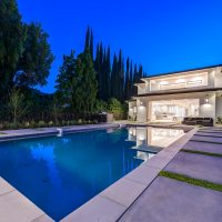 House & Pool of Custom House Build in LA